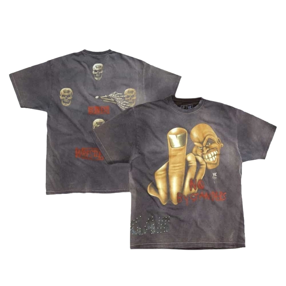 NWT Cactus Jack X WWE Stone Cold Steve Austin S/S Shirt Sz XL (OFFICIAL)